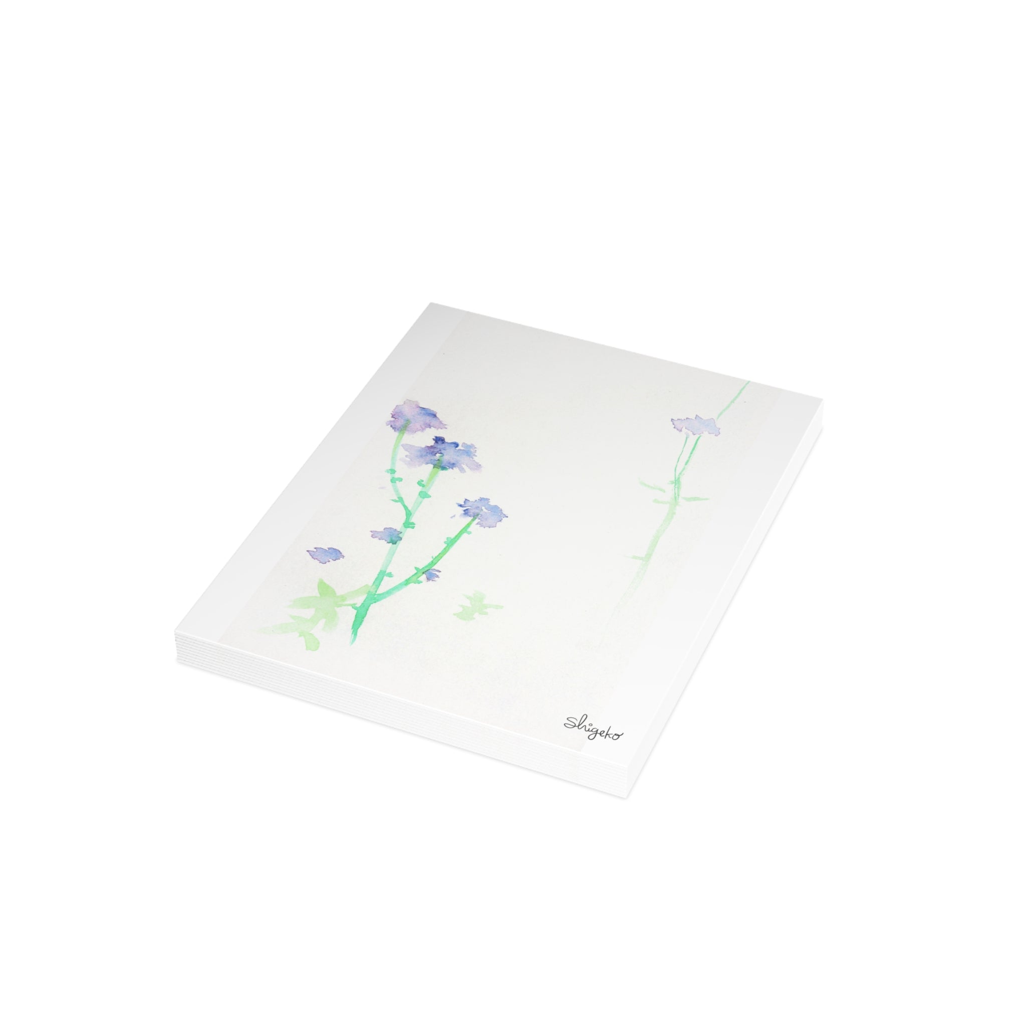 Tiny Purple Flower Dance: Postcard