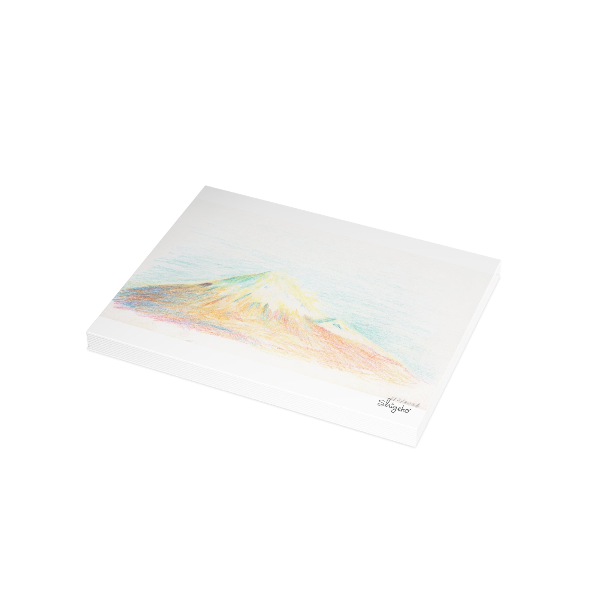 Fuji-san (color): Postcard
