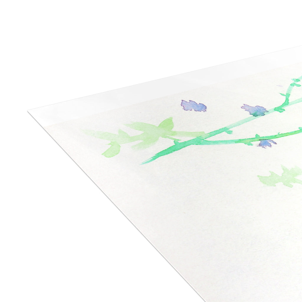 Tiny Purple Flower Dance: Postcard