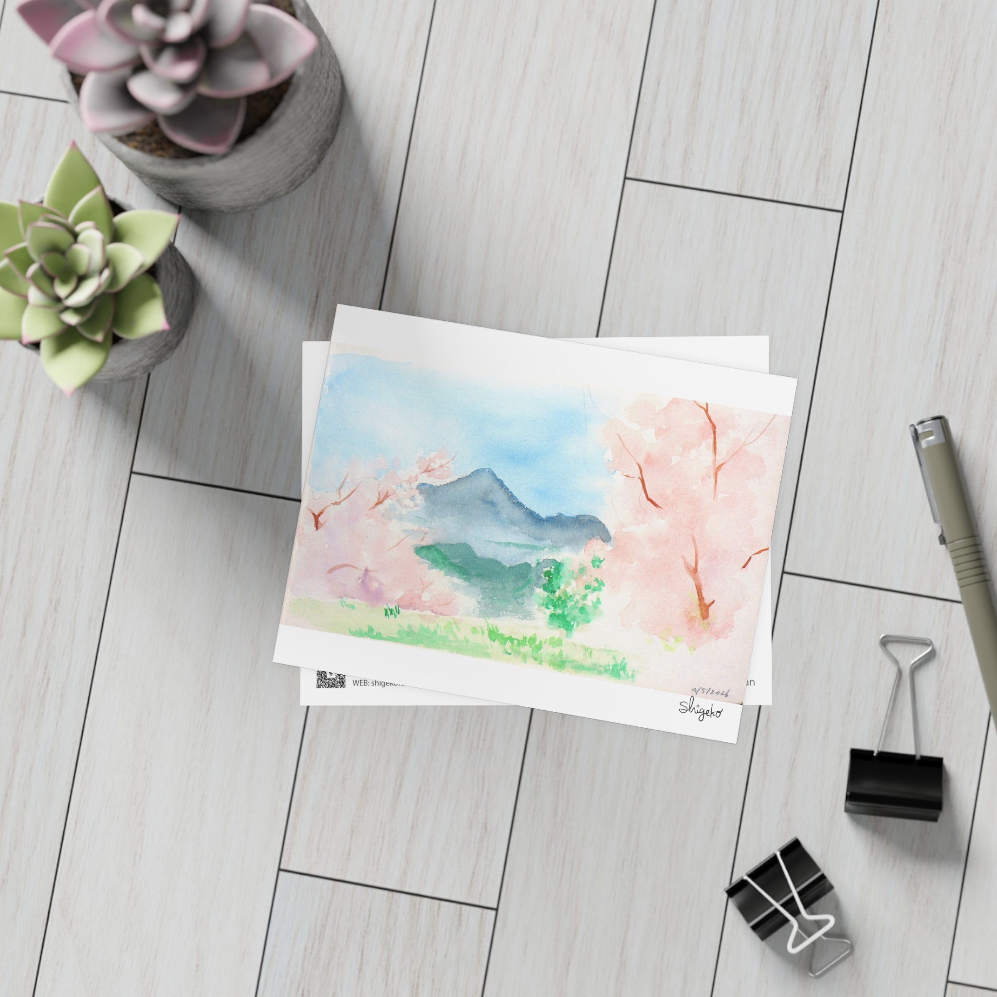 Daisen Sakura Blossom : Postcard