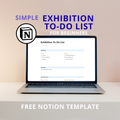 FREE Exhibition To-Do List